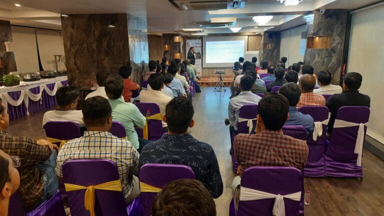 Medical professionals attending liver health awareness seminar