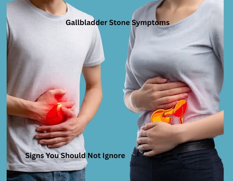 gallbladder stone symptoms right upper abdominal pain illustration
