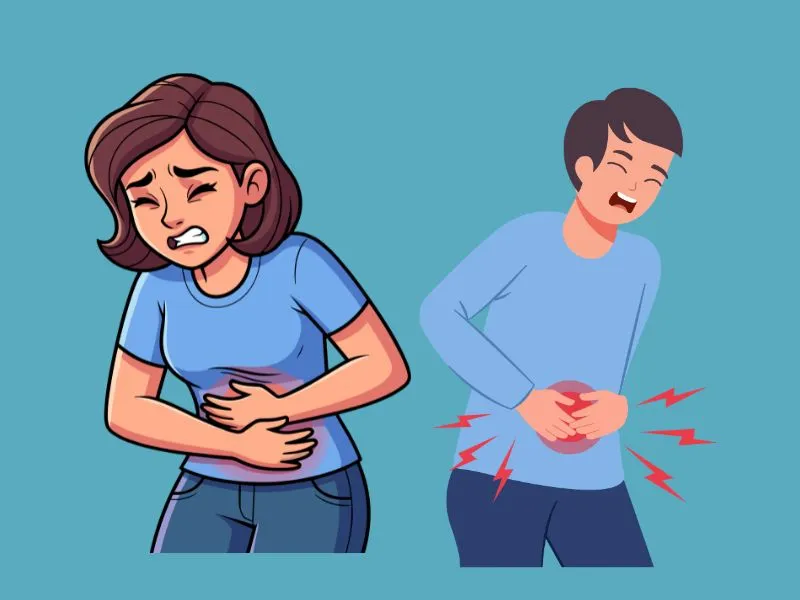 abdominal pain and discomfort symptoms