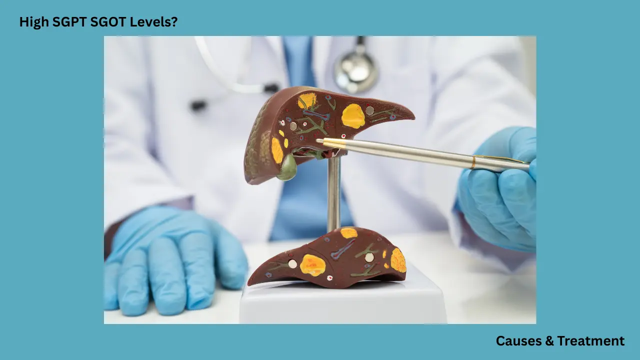 high SGPT SGOT levels liver damage fat accumulation diagram